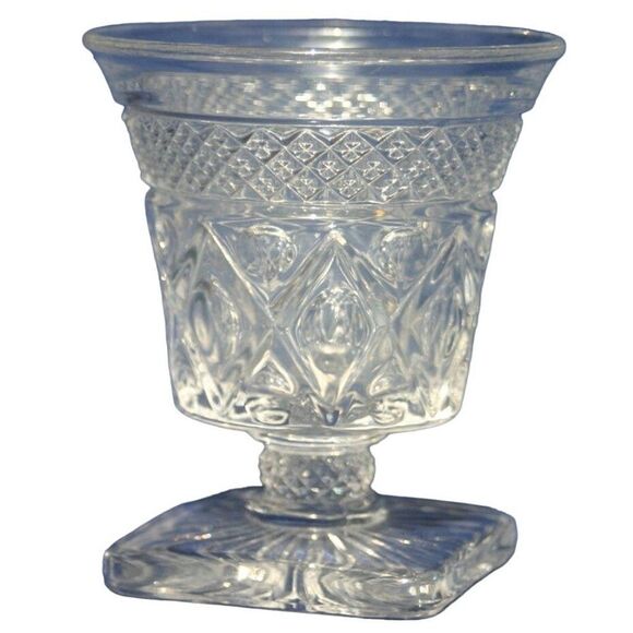 Imperial Cape Cod Pressed Glass 3 1/2-inch 4-oz Footed Oyster Fruit Cocktail - Picture 6 of 6